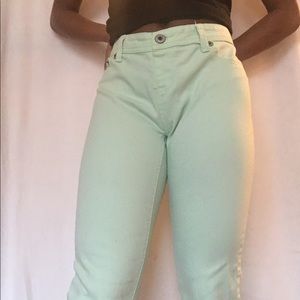 Mint Green Jeans
